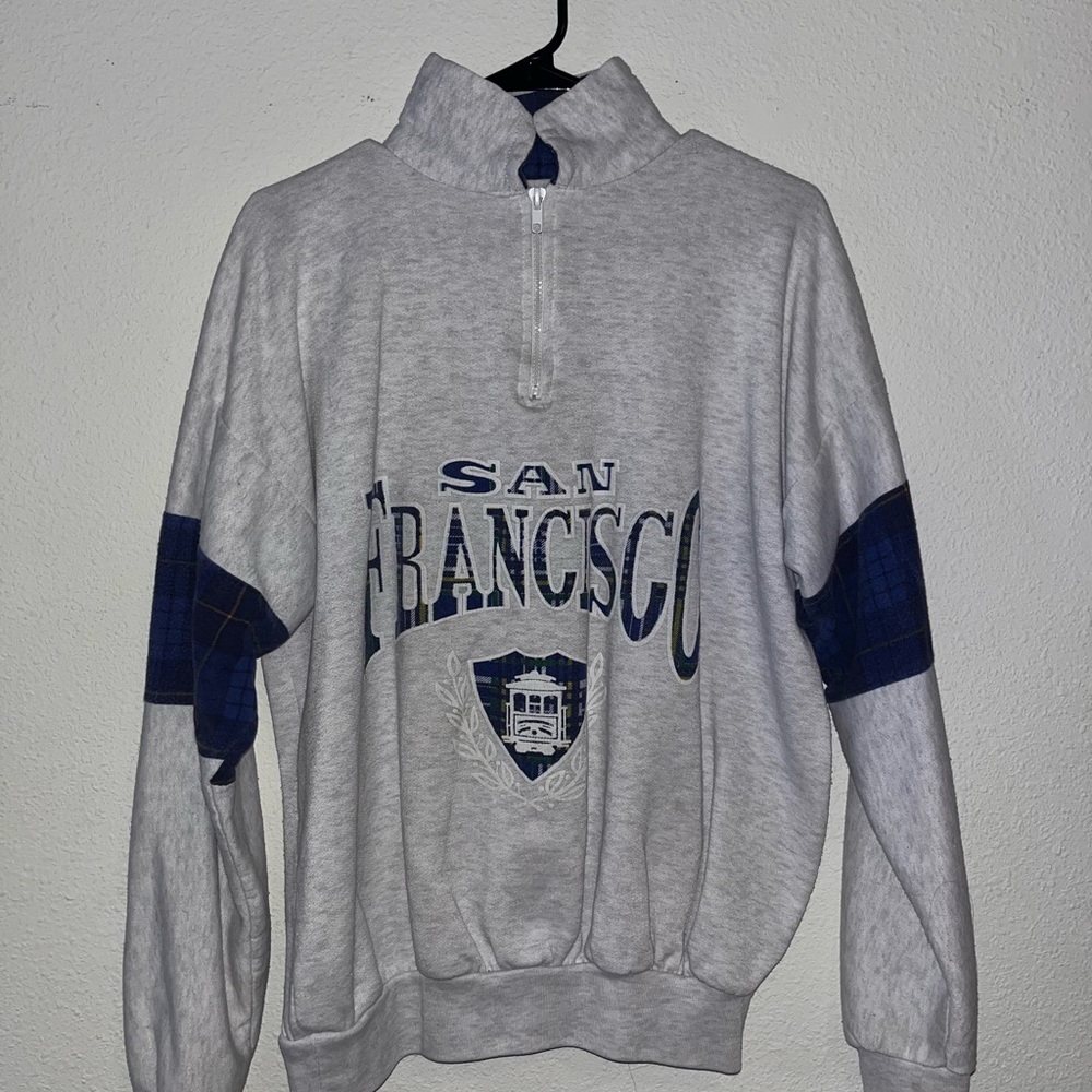 Vintage San Fransisco 1/4 Zip up pullover